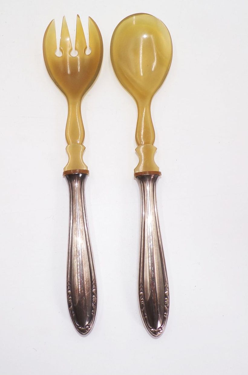 Alter BSP Salatbesteck Vorlegebesteck 2teilig 90er Silberauflage Alter BSP Salatbesteck Vorlegebesteck 2teilig 90er Silberauflage