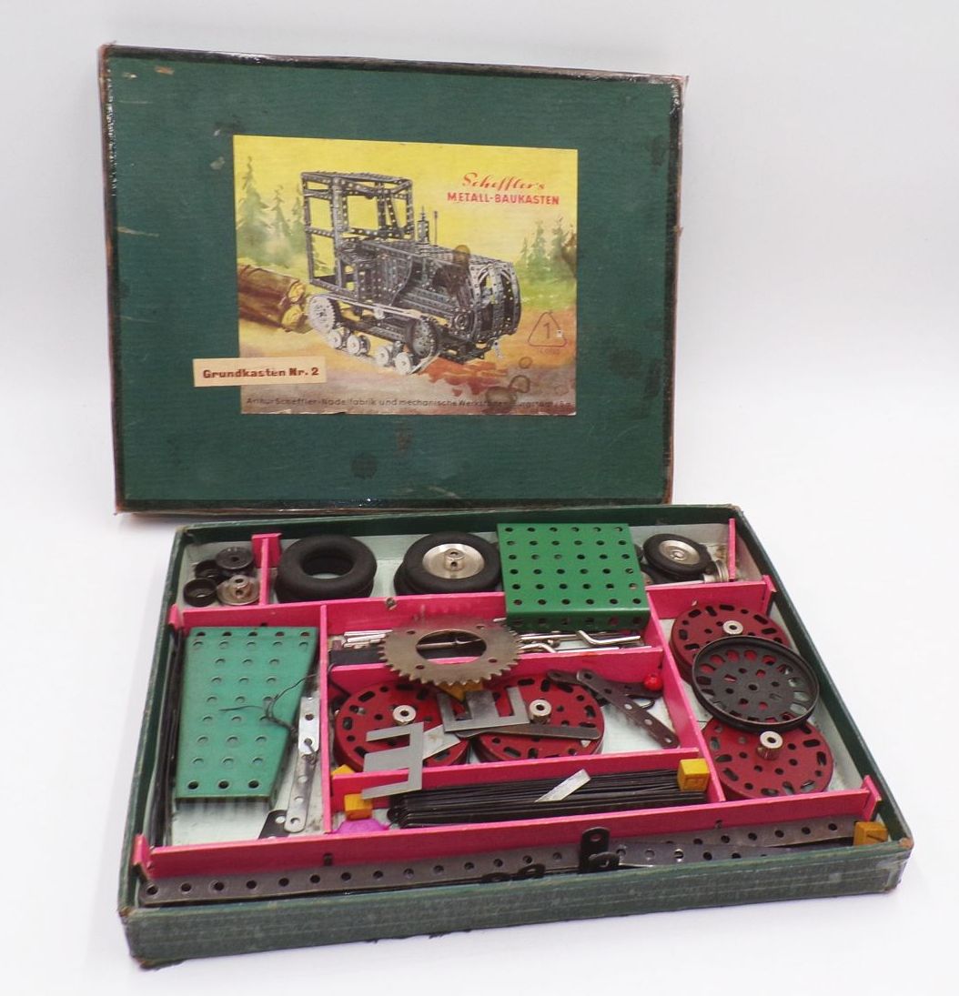 Schefflers Metallbaukasten Grundkasten Nr 2 DDR 