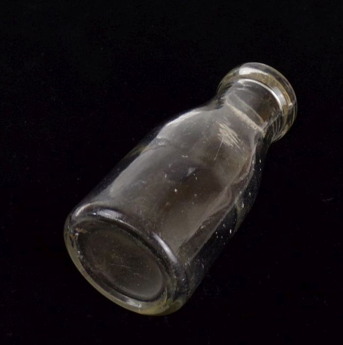 Alte Glasflasche transparent Antik Glas Fläschchen Deko Vintage Alte Glasflasche transparent Antik Glas Fläschchen Deko Vintage