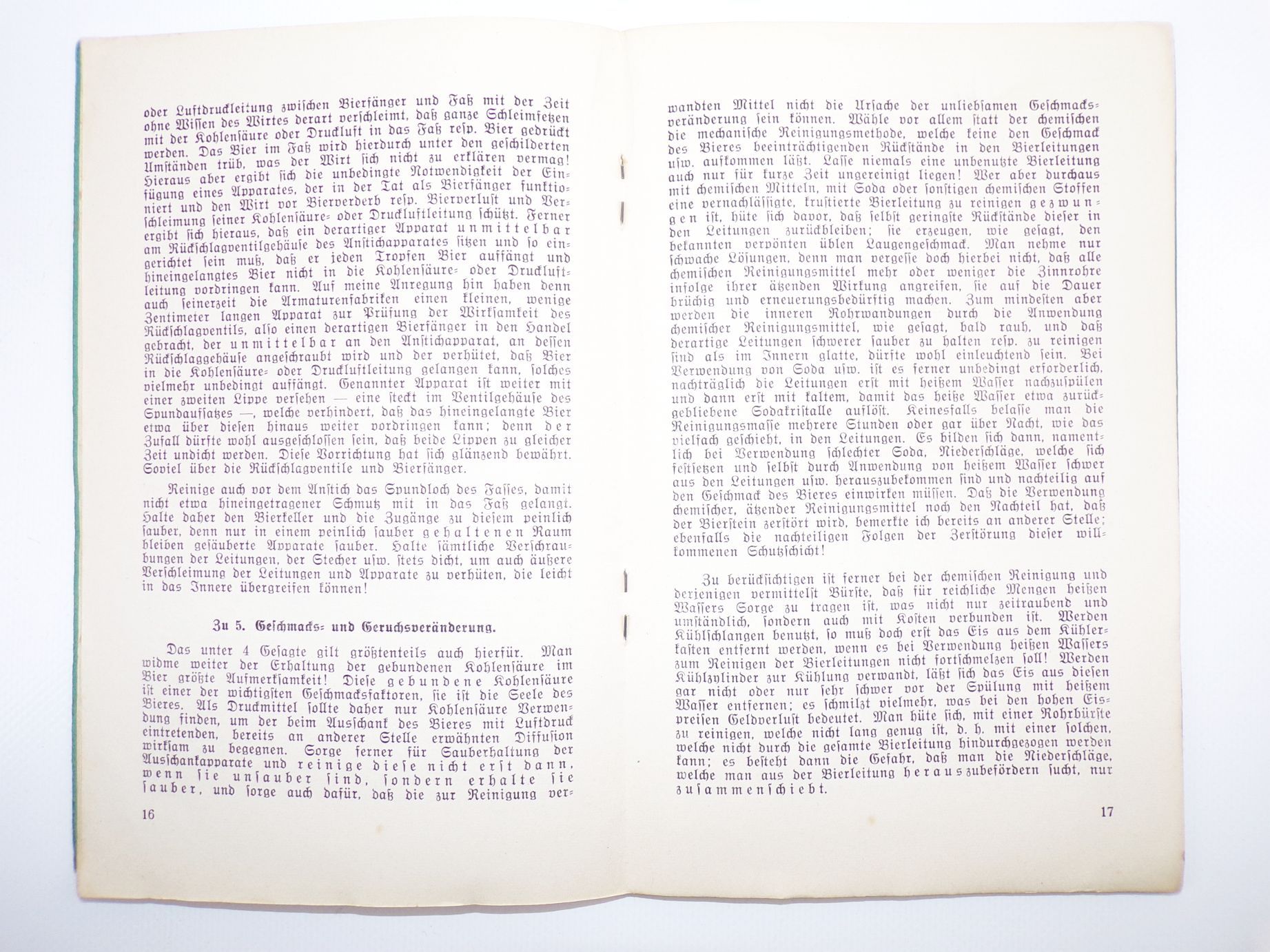 Die Behandlung und Pflege des Bieres unter Berücksichtigung der Ausschank Apparate Die Behandlung und Pflege des Bieres unter Berücksichtigung der Ausschank Apparate