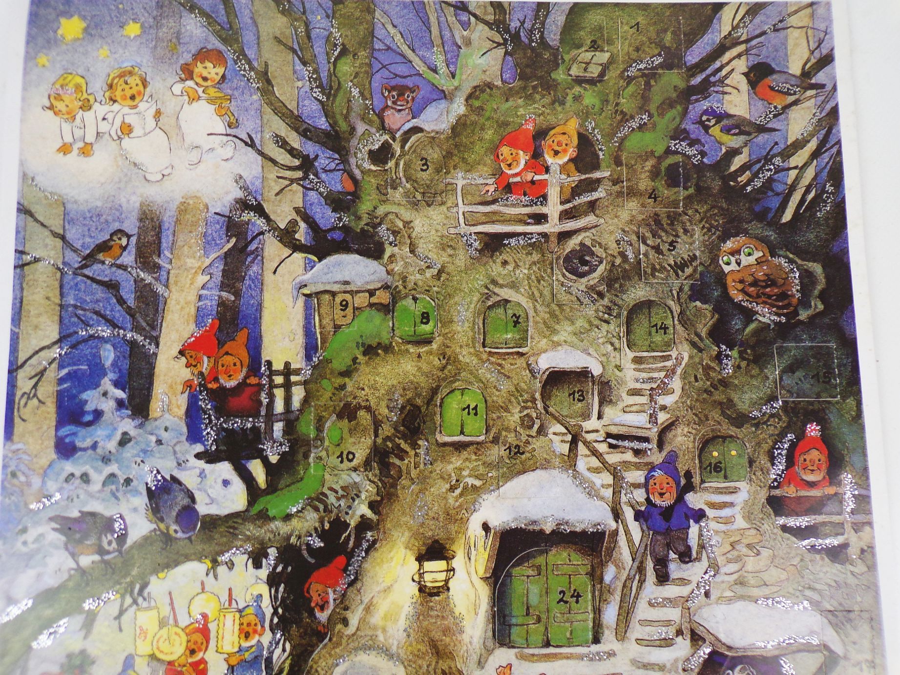 Fritz Baumgarten Adventskalender Korsch Verlag Glitzer 