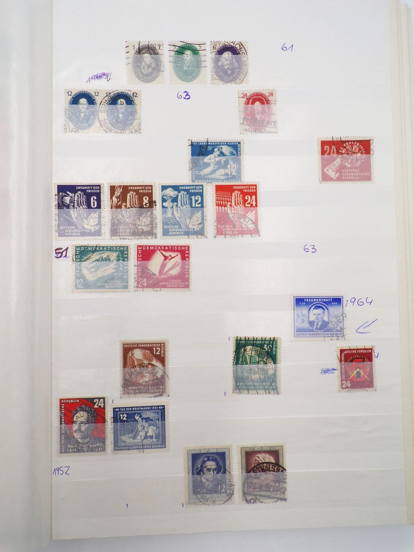 Briefmarkenalbum Alliierte Besatzung 1946 bis DDR 1971 Briefmarkenalbum Alliierte Besatzung 1946 bis DDR 1971