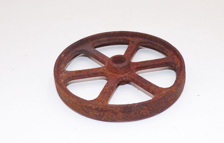 Gussräder um 1900 Räder Durchmesser 7 Transmission Lokomobil DAMO