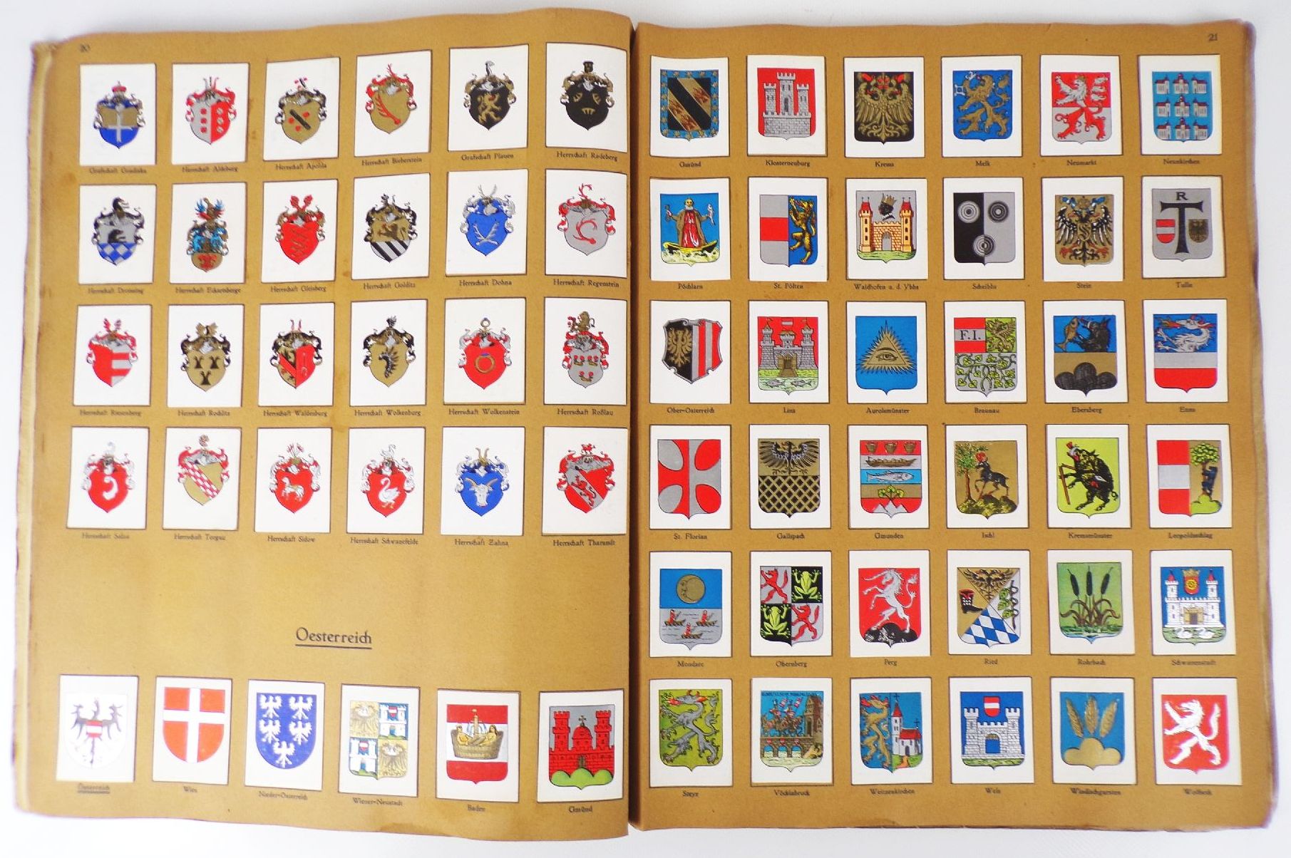 Kurmark Wappenschau Heraldik Sammelbilderalbum Kurmark Wappenschau Heraldik Sammelbilderalbum