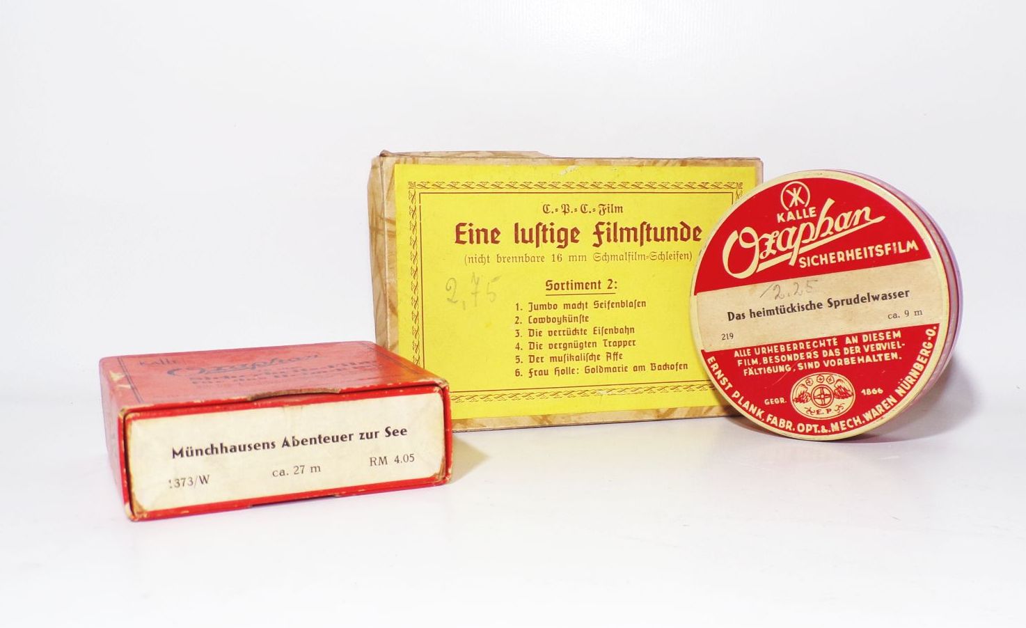 3 x 16 mm Filme Ozaphan CPC Filme für Heimkino Filmprojektor