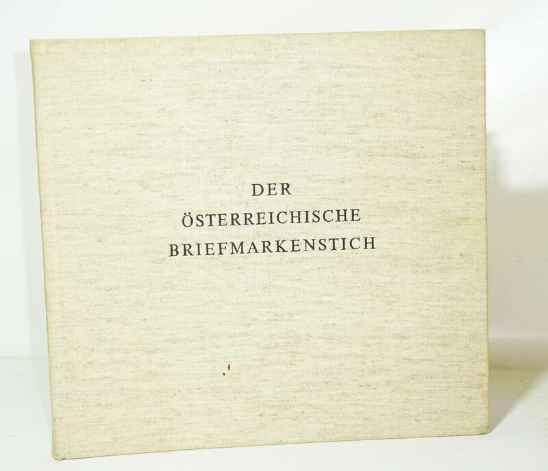 Dr. Nora Keil - Der österreichische Briefmarkenstich - Seine Geschichte von der Frühzeit 1965