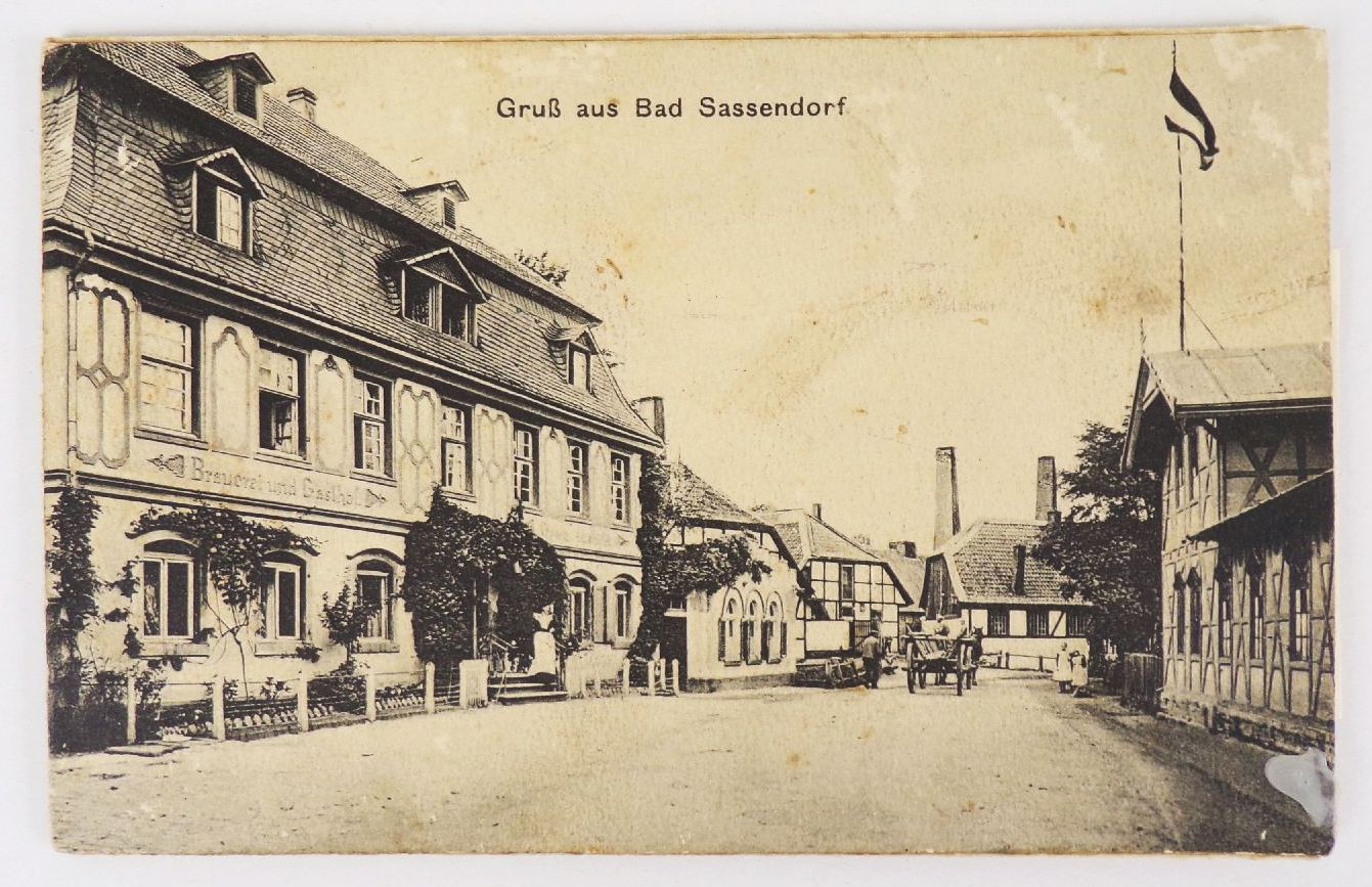 Ak Gruß aus Bad Sassendorf Mechanische Karte Leporello 