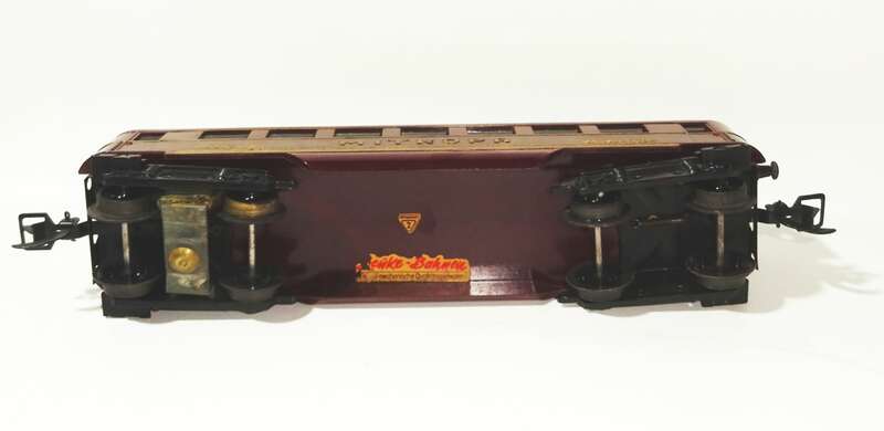 Zeuke Bahnen Mitropa Wagen Spur 0 Blech Bakelit