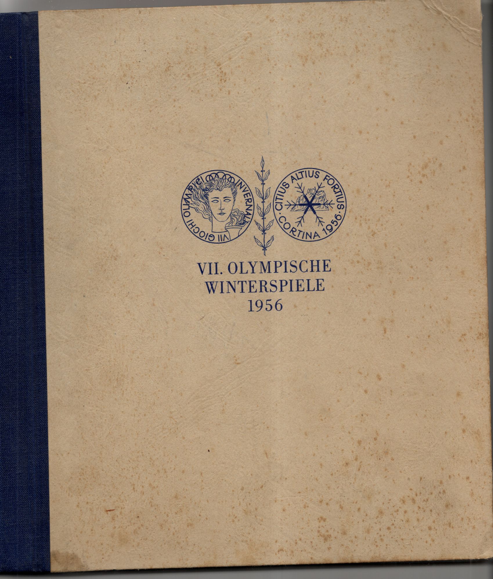 Altes Sammelbilderalbum VII Olympische Winterspiele 1956 vollständig