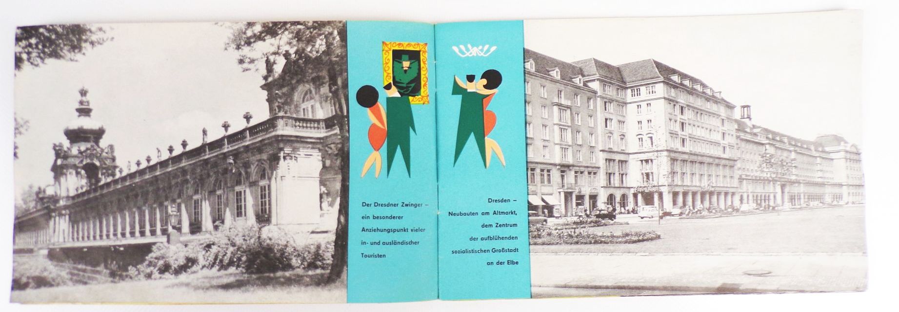 DER Wochendend und Sonderfahrten Reklame Broschüre 1963 DDR
