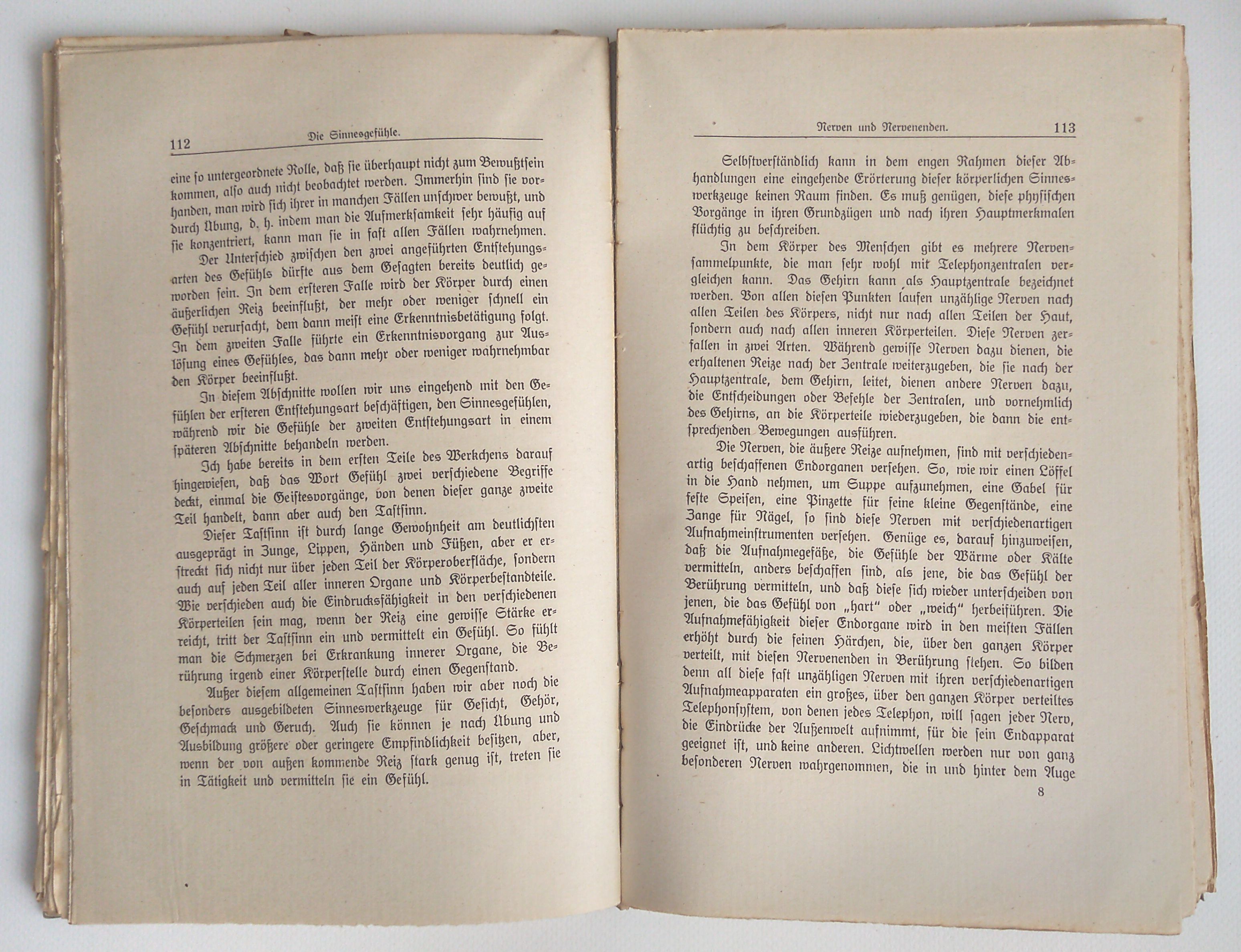 Die Arbeitsweise des Menschlichen Geistes Taschenbuch 1921 Erstausgabe Die Arbeitsweise des Menschlichen Geistes Taschenbuch 1921 Erstausgabe