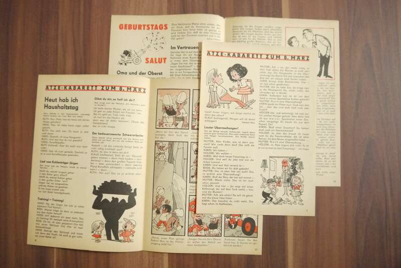 Atze Gebrtstags Salut 1966 Heft 3 Comic DDR Kinderzeitschrift