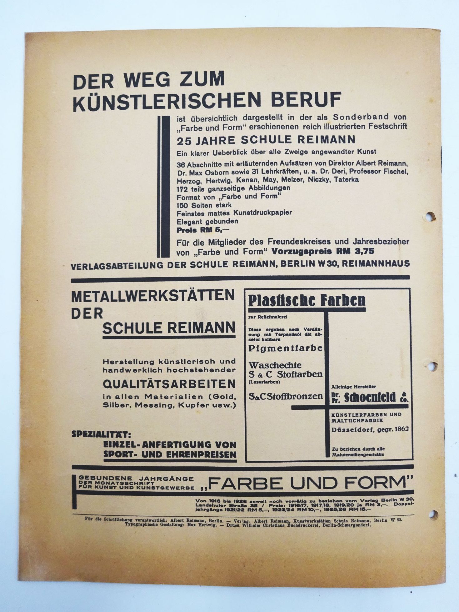 Farbe und Form Gebrauchsgraphik 1929 Heft 3 Design Bauhaus Zeitschrift Farbe und Form Gebrauchsgraphik 1929 Heft 3 Design Bauhaus Zeitschrift