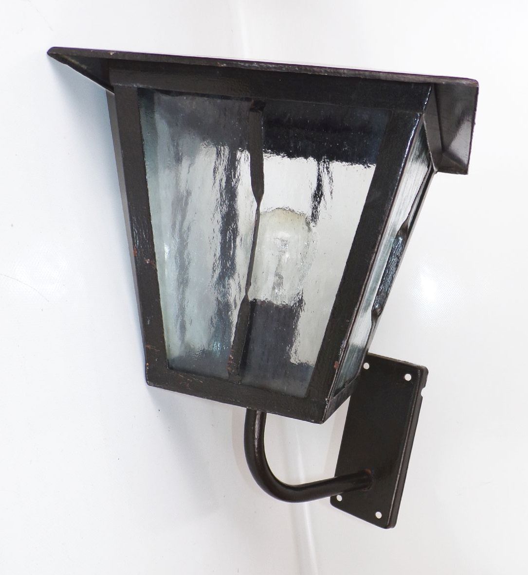 Wandleuchte Laterne Gartenlampe E27 Schwarz Vintage 