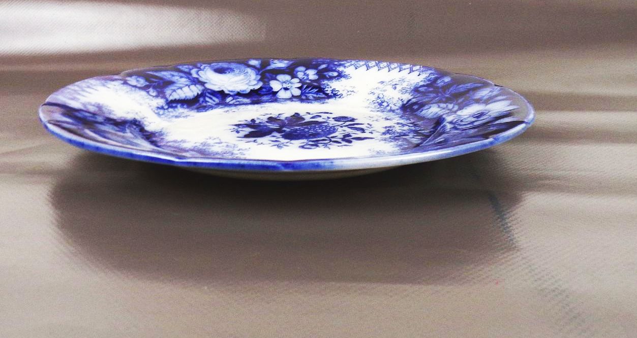 Villeroy Boch Jardiniere Blau 6 Teller Speiseteller Antik Villeroy Boch Jardiniere Blau 6 Teller Speiseteller Antik