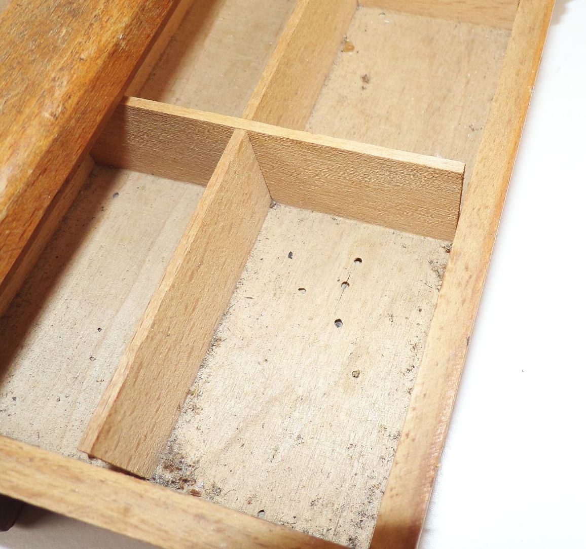 Alte Verkaufsvitrine ESC ZNF Indanthren Göggingen Nähseide Reklame Werbung