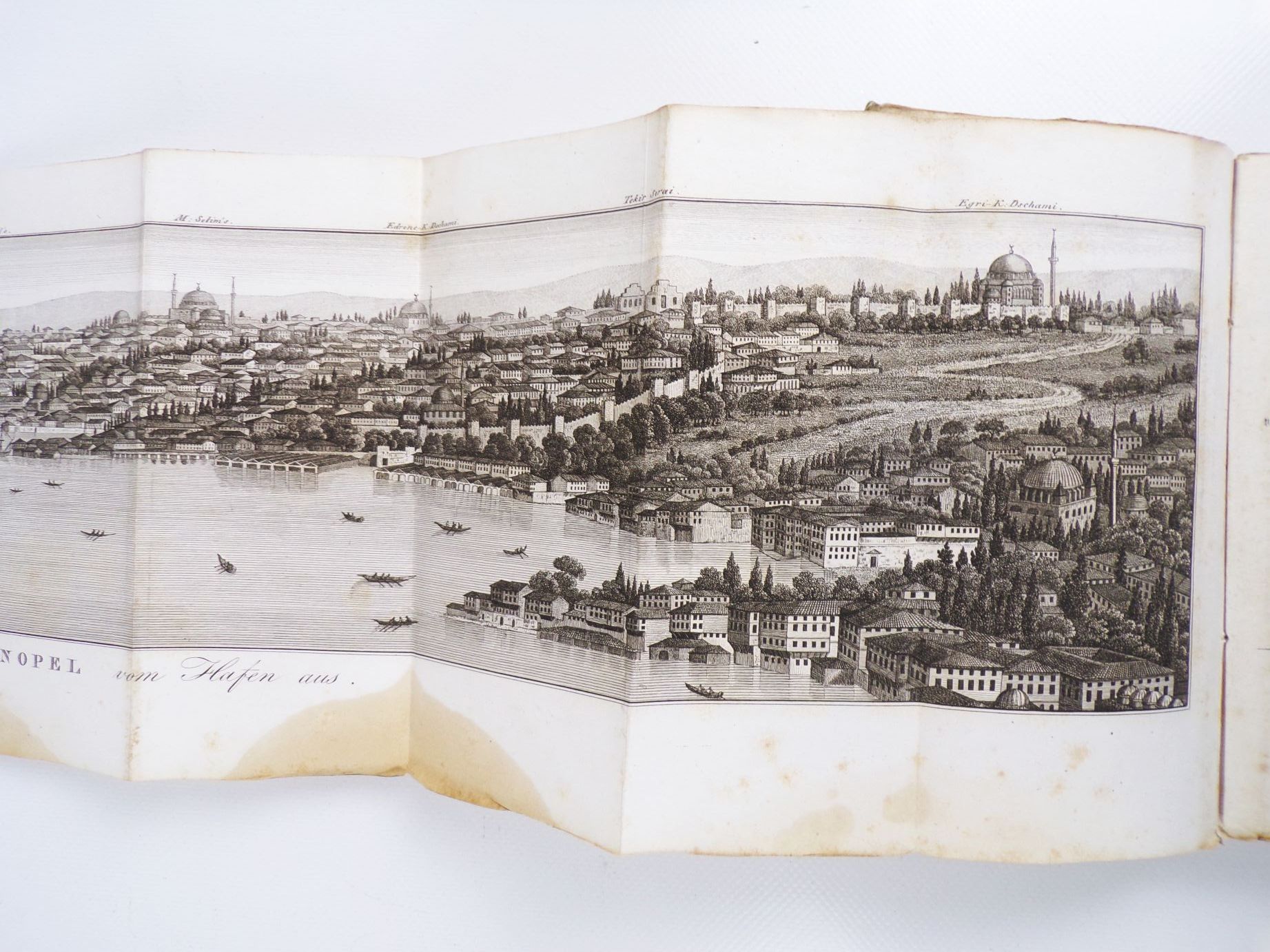 Türkei 3 Bände Miniaturgemälde aus der Länder und Völkerkunde 1824 Kupfer