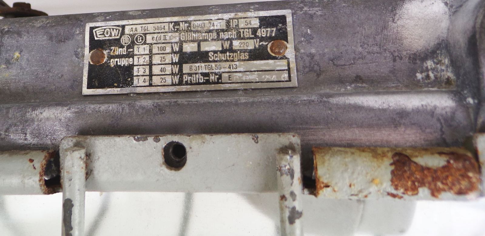 Alte Deckenleuchte Bunkerlampe Gitterlampe E27 Ex Loft Industrie Design Alte Deckenleuchte Bunkerlampe Gitterlampe E27 Ex Loft Industrie Design