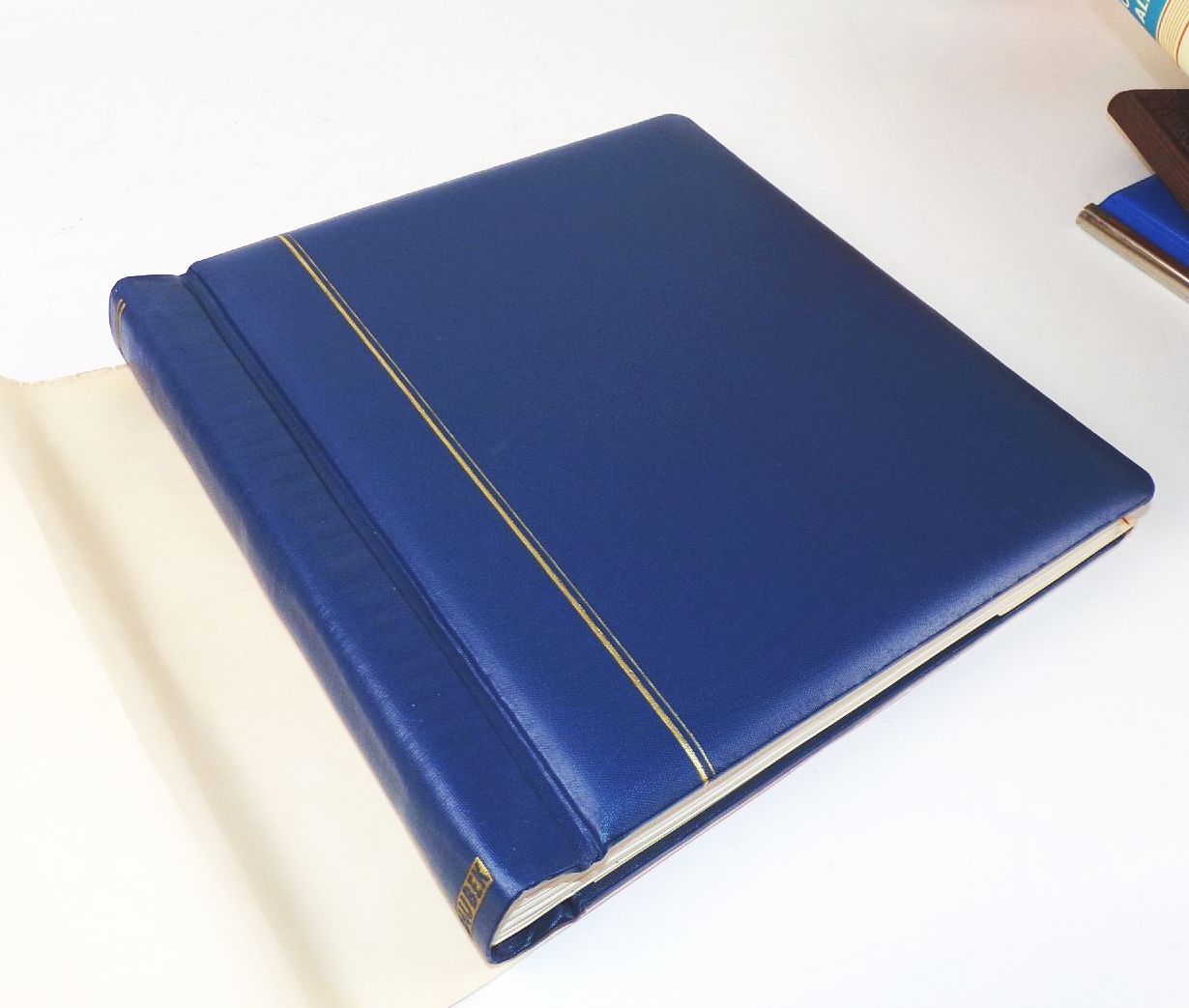 Konvolut Briefmarkenalben Schaubeck Vordruckalbum Leer Leeralben 