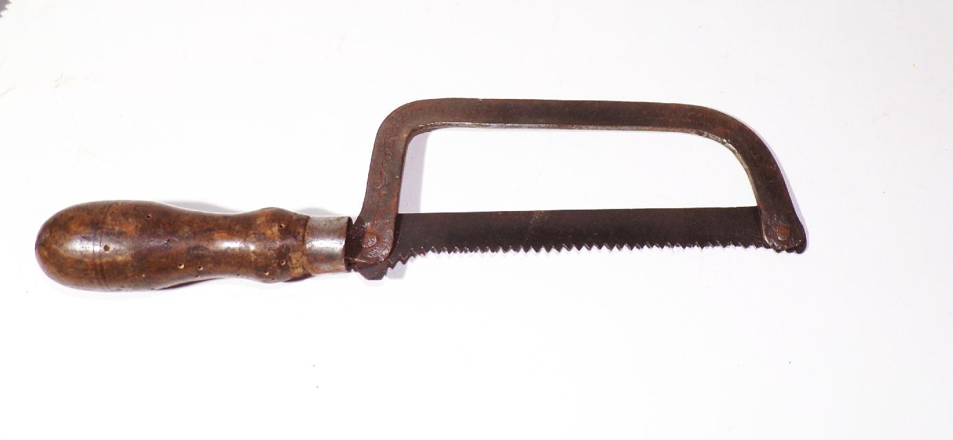 Alte Bügelsäge 3 Stück Säge Handsäge Holzgriff