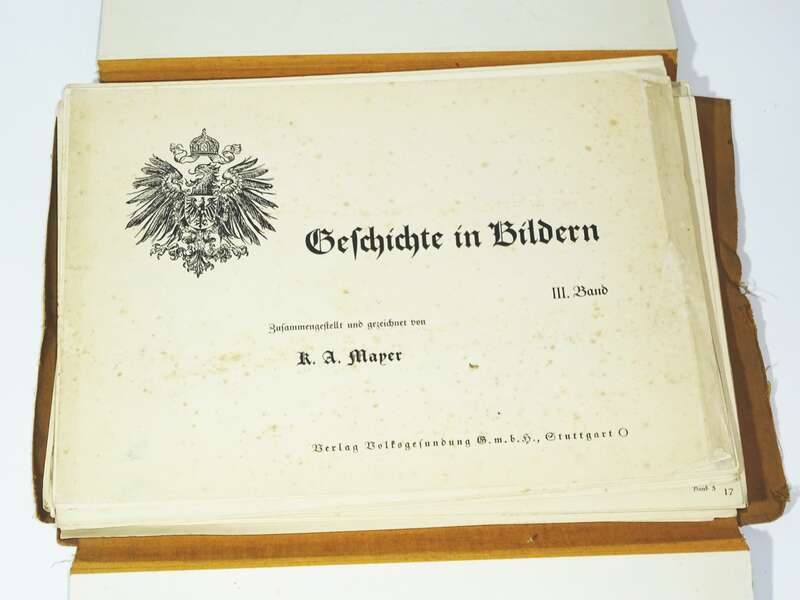 Geschichte in Bildern Band 1 2 3 Mayer Bildermappen