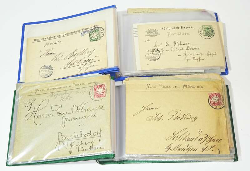 Konvolut Briefe Ganzsachen Bayern vor 1945 