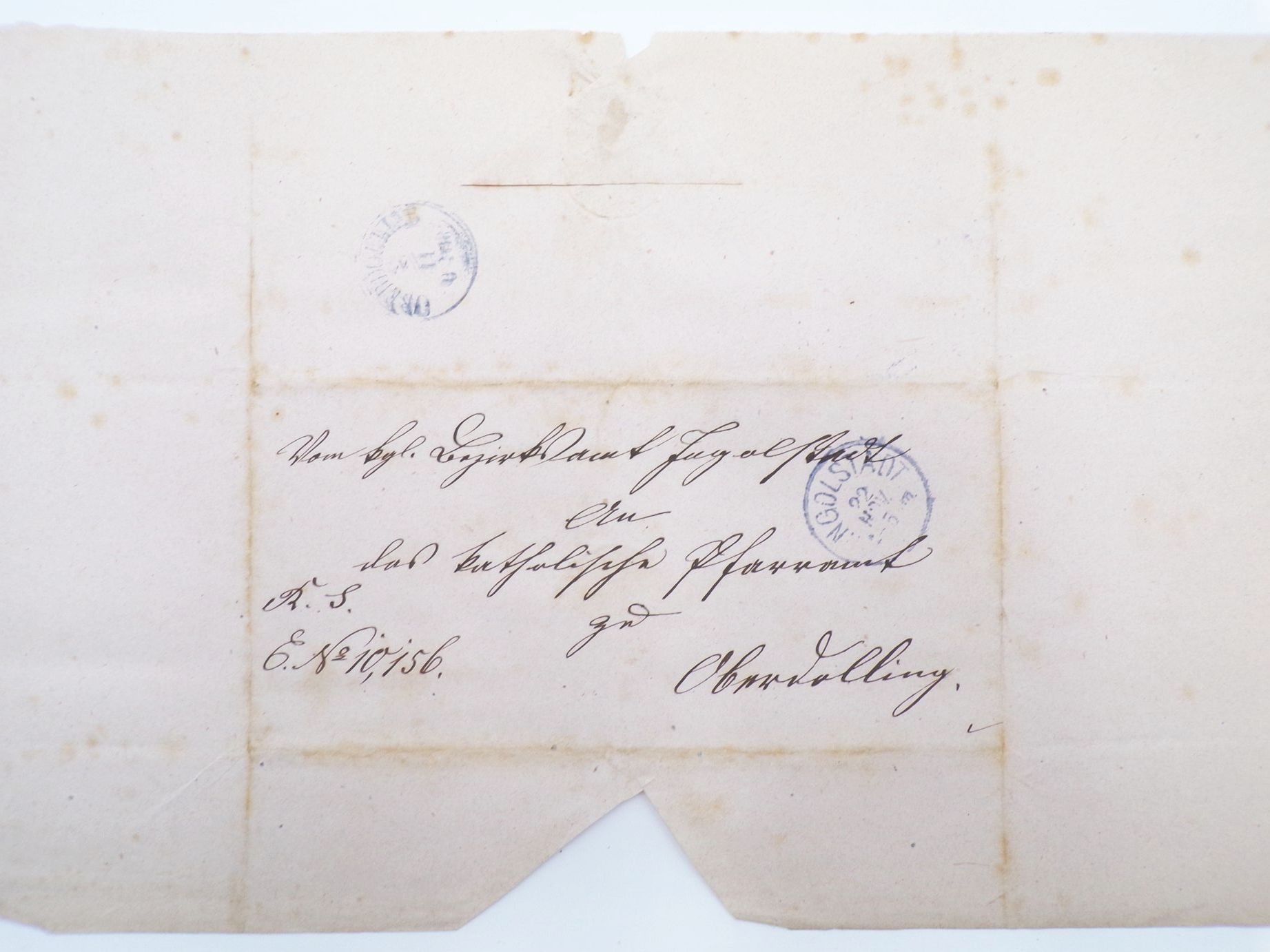 Vorphila Nachlass Bayern Regensburg Ingolstadt Stempel