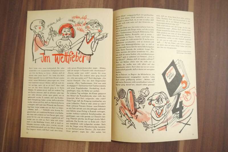 Atze 75 Abenteuer Fix und Fax 1964 Heft 4 DDR Zeitschrift Kinder Comic