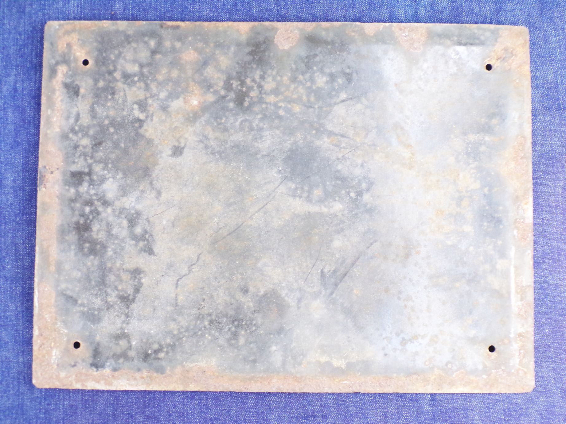 Altes Emailschild Dr Richers Zahnarzt Sprechstunden Deko 