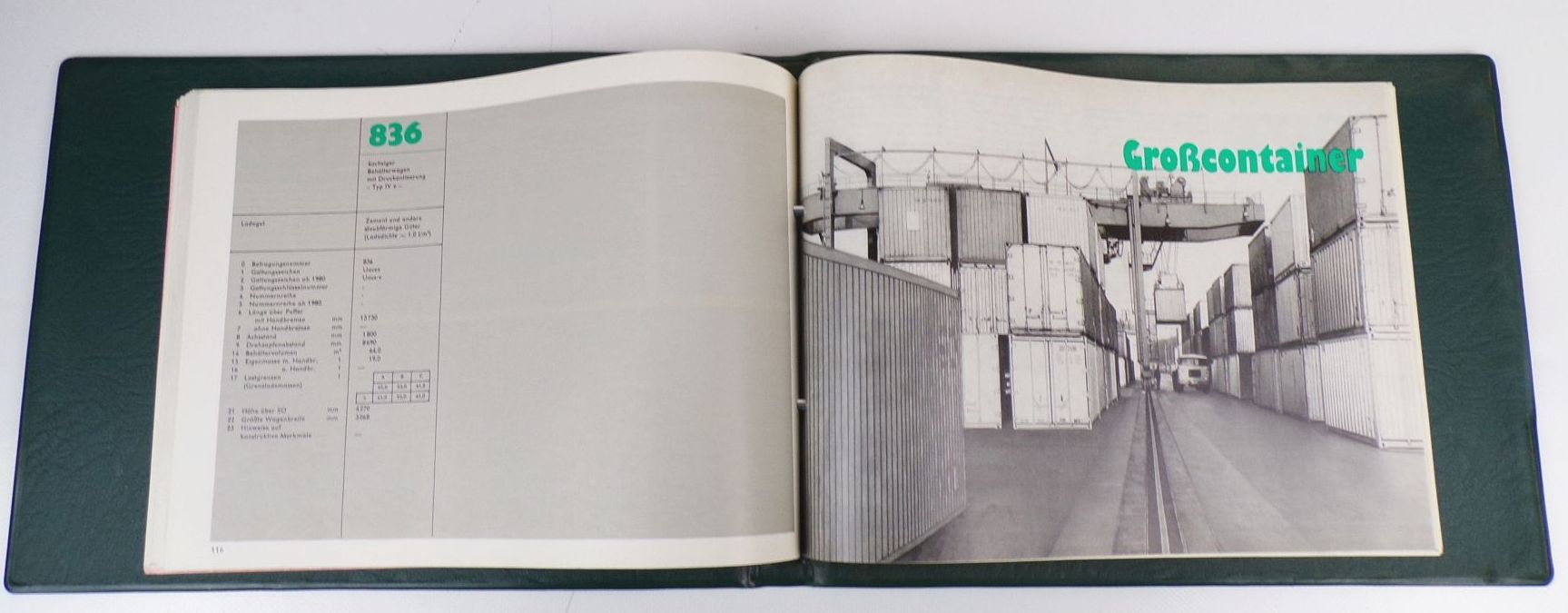 Deutsche Reichsbahn Güterwagen und Großcontainer 1979 Deutsche Reichsbahn Güterwagen und Großcontainer 1979