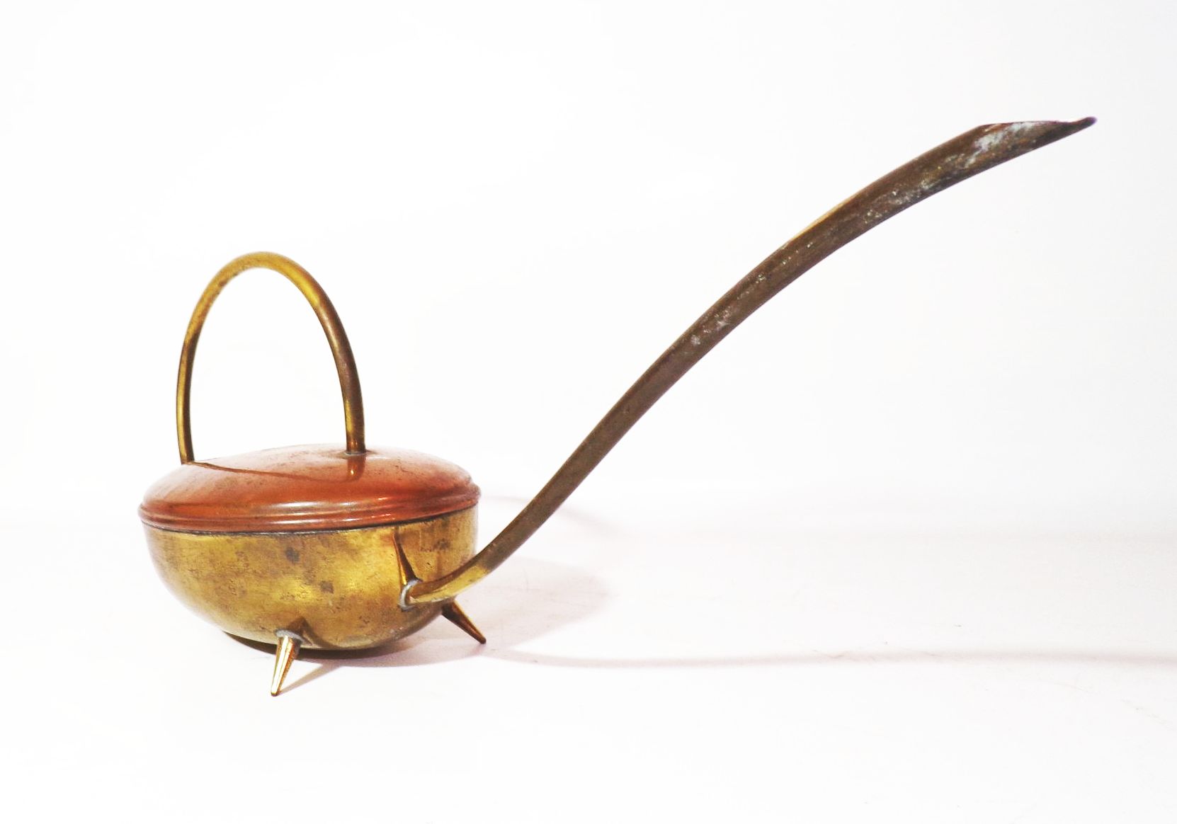 DDR Zimmergießkanne Messing Vintage Retro Blumen Gießkanne 