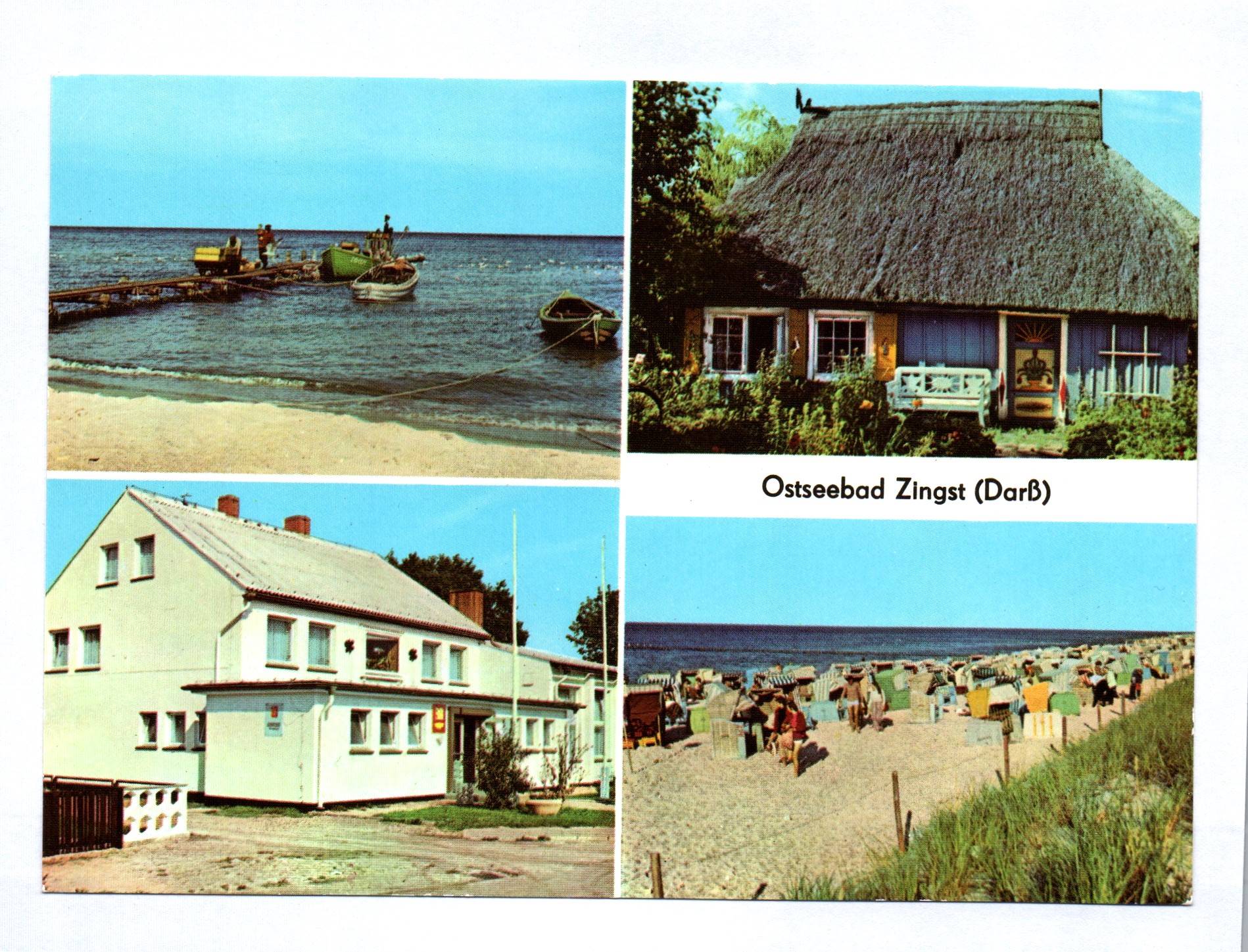 Ak Ostseebad Zingst Am Fischerstrand DDR Erholungsheim Stranddistel Ak Ostseebad Zingst Am Fischerstrand DDR Erholungsheim Stranddistel