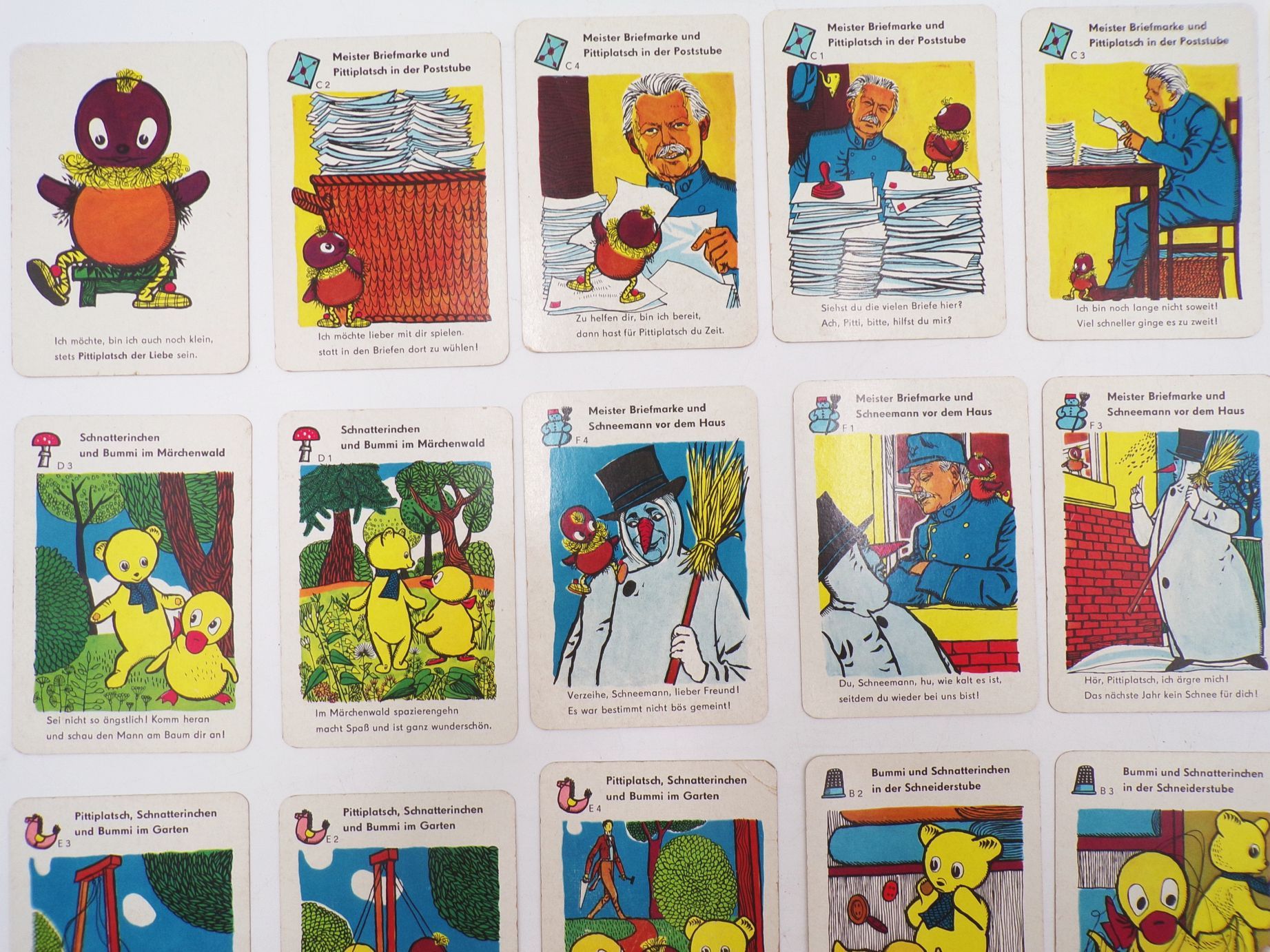 Kartenspiel Meister Nadelöhr Quartettspiel mit Peterkarte DDR