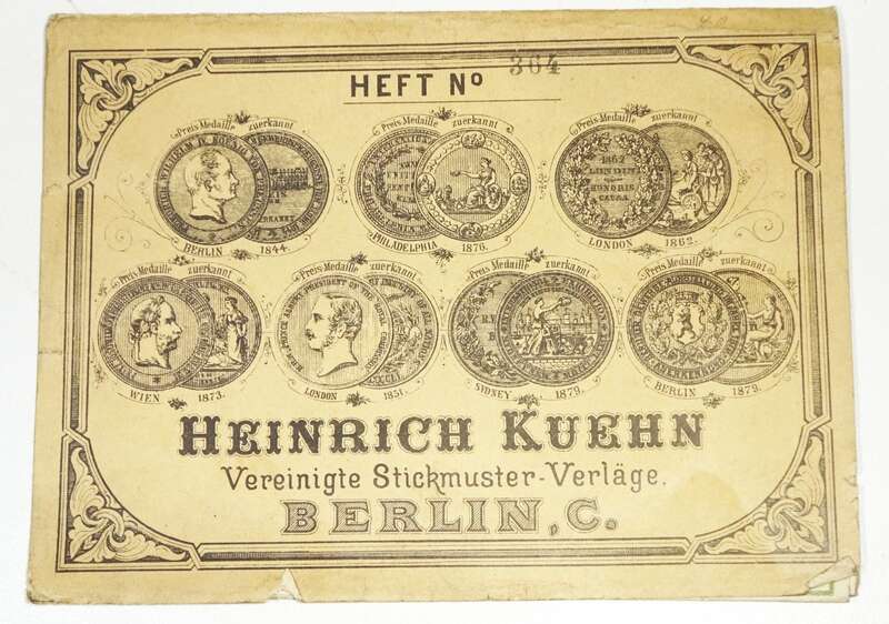 Heinrich Kühn Stickerei Berlin um 1900 Vorlagen Muster 