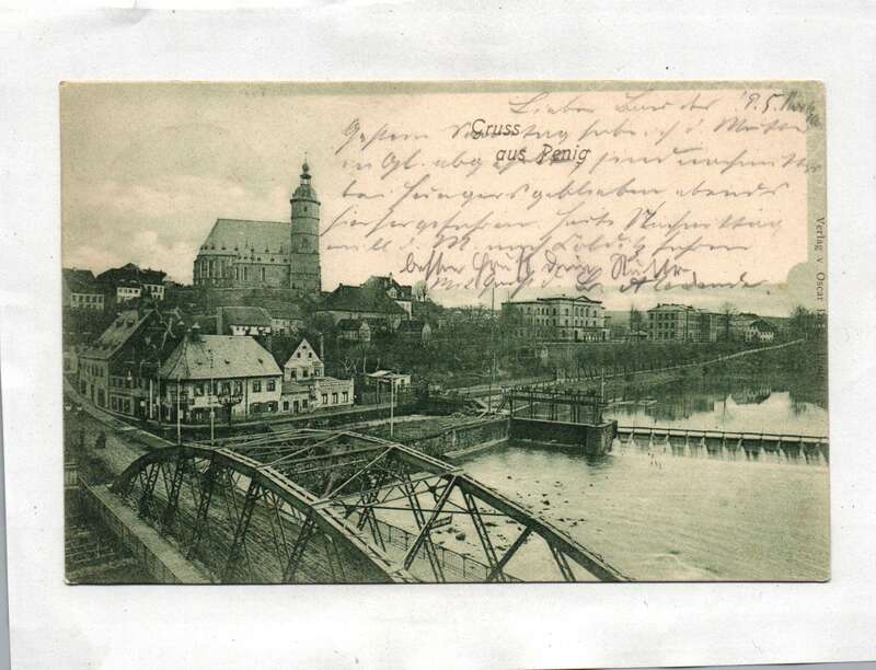 Ak Gruß aus Penig ca. 1900
