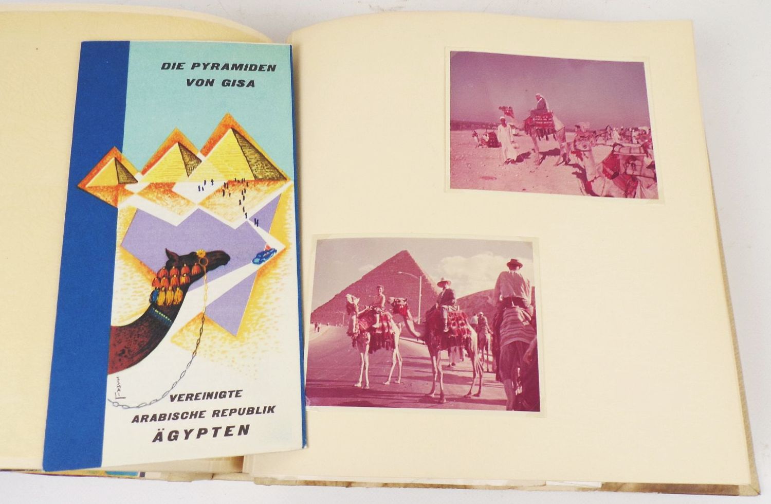 Fotoalbum DDR Ägypten Reise 1958 Lufthansa Pyramiden Horst Siegert Riesa 