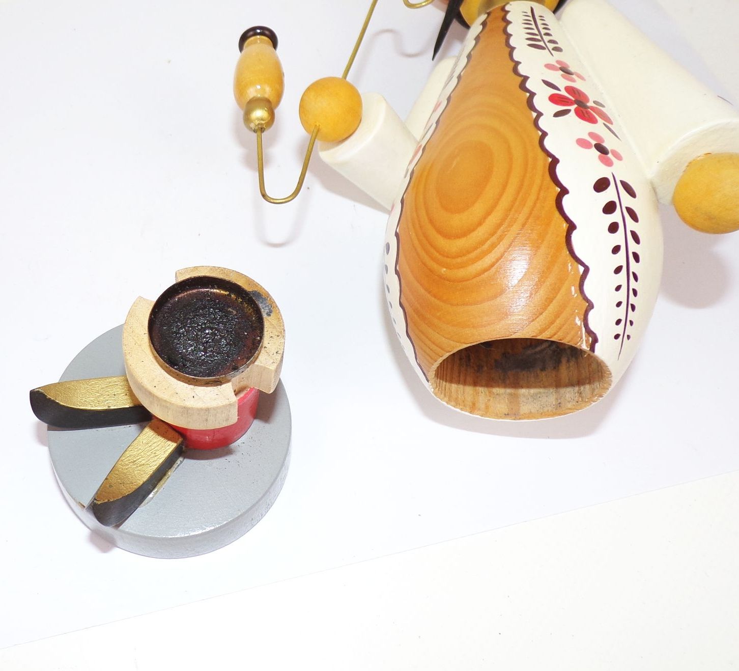 Alter Räuchermann Türke Orientale Sultan Holz Weihnachtsdeko