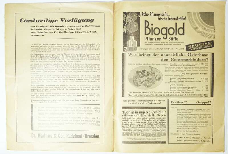 Der Impfgegner Nr 4 1931 Leipzig gegen Impfzwang Zeitdokument