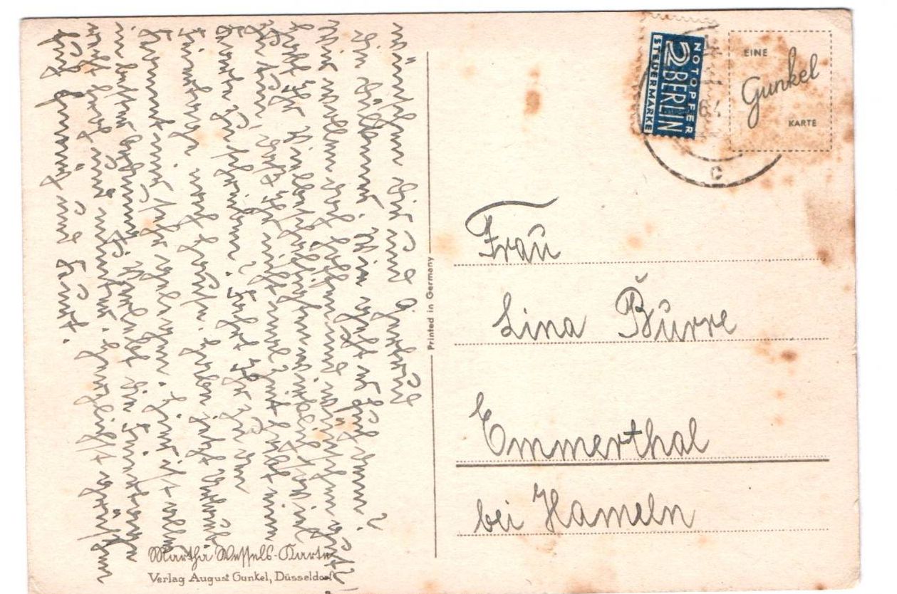 Martha Wessels Ak Pfingsten Kinder mit Maikäfer 1940er Gunkel