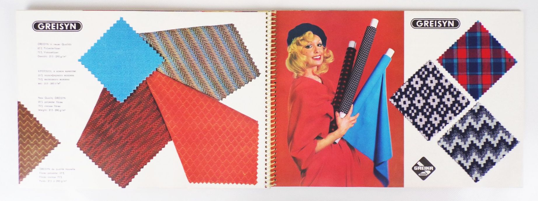 VVB Wolle und Seide Textil Service 1973 1974 DDR Reklame Mode VVB Wolle und Seide Textil Service 1973 1974 DDR Reklame Mode