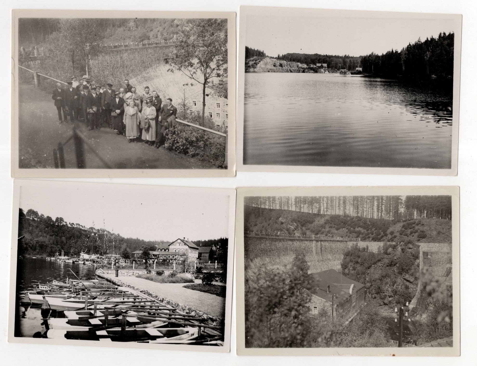 Foto Lot Marklissa Talsperre Schlesien um 1930