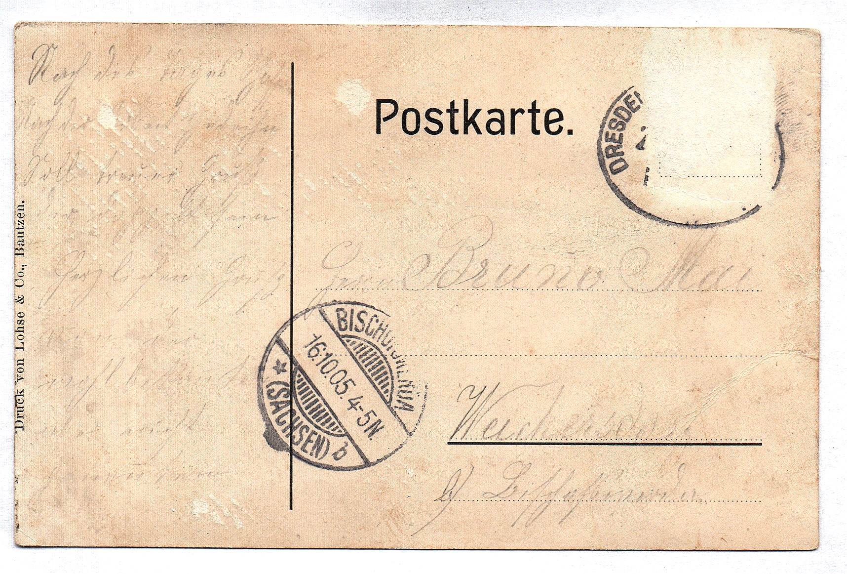 Ak Gruss vom Klosterberg bei Demitz Sachsen 1905