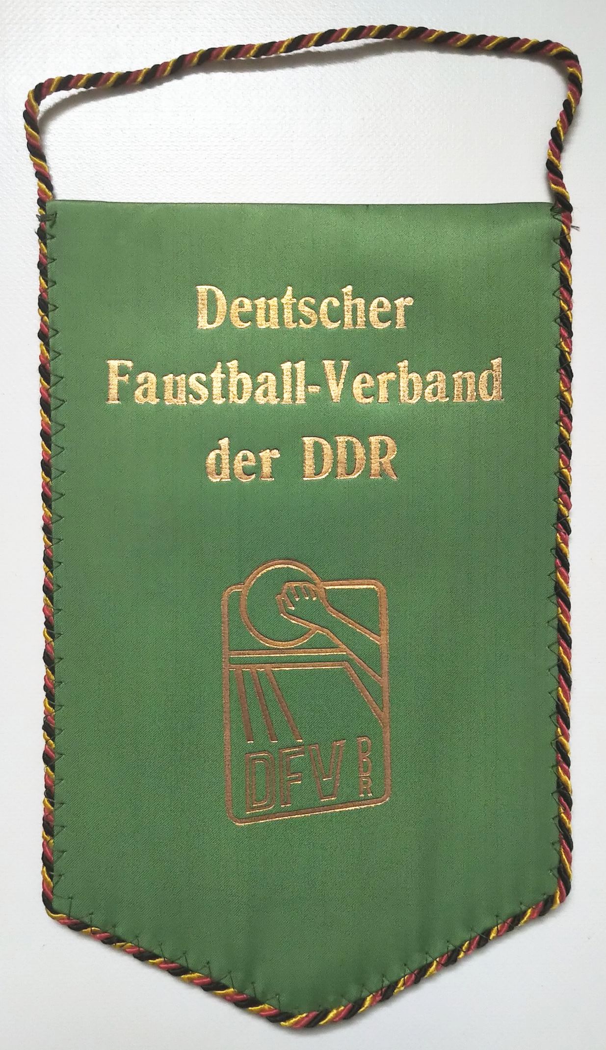 Deutscher Faustball Verband der DDR Wimpel DFV
