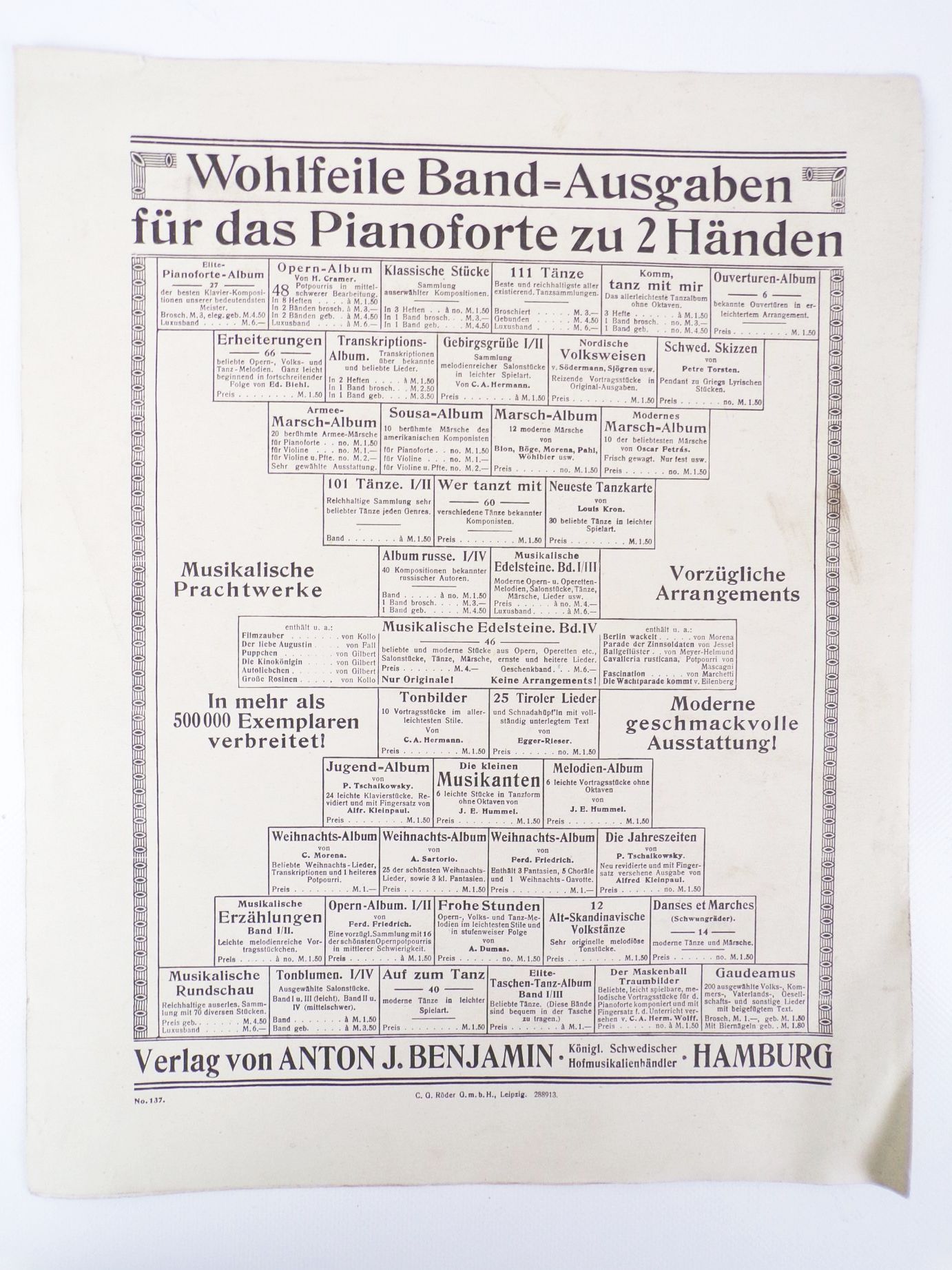 Parade Marsch des Königshusaren Regiments No. 18 Noten Husare