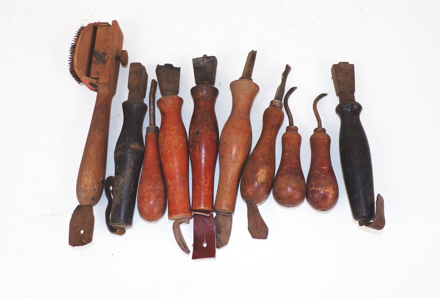 Sattler Konvolut Handwerkzeuge zur Lederbearbeitung Schuster Werkzeug