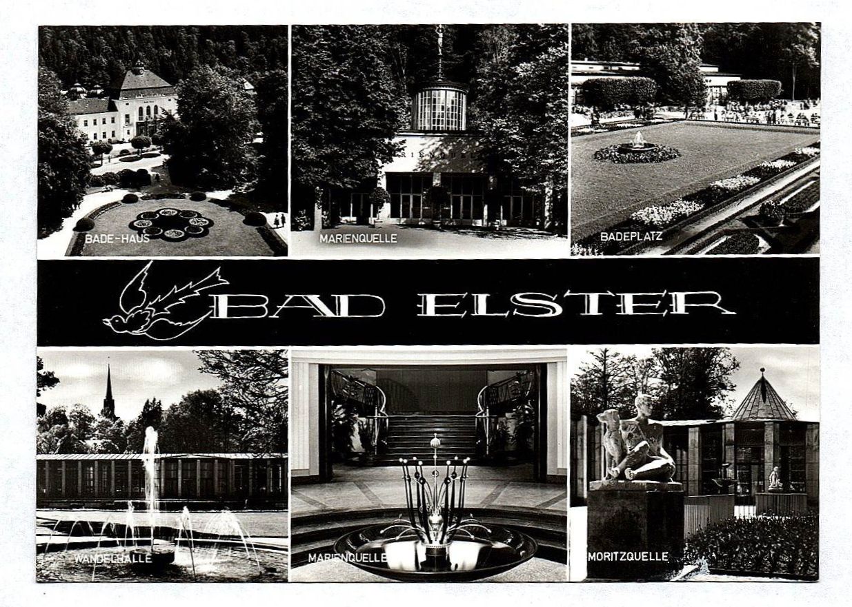 Bad Elster Ak Badehaus Marienquelle Badeplatz Wandelhalle DDR Bad Elster Ak Badehaus Marienquelle Badeplatz Wandelhalle DDR
