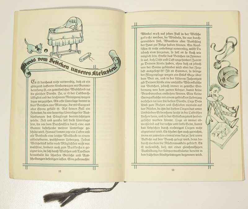 Werbe Heft Unser Kleinstes Winke zu seiner Wartung Henkel Cie 1925er