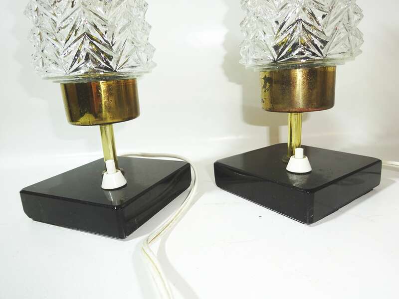 DDR Nachttischlampen Paar Tischlampen Leuchten Nachttischleuchte