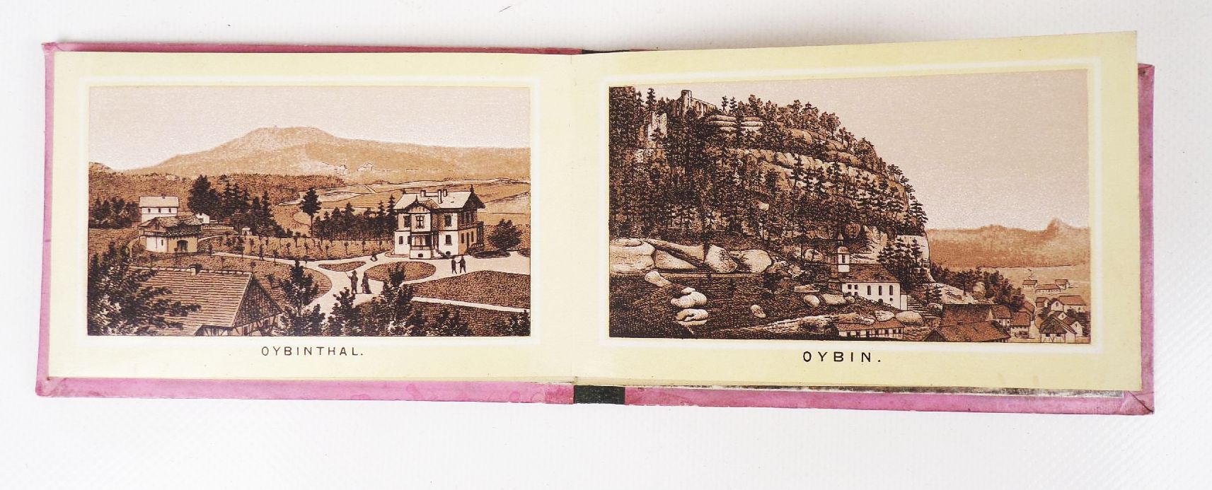 Zittau und Umgebung um 1880 Leporello Zittau und Umgebung um 1880 Leporello