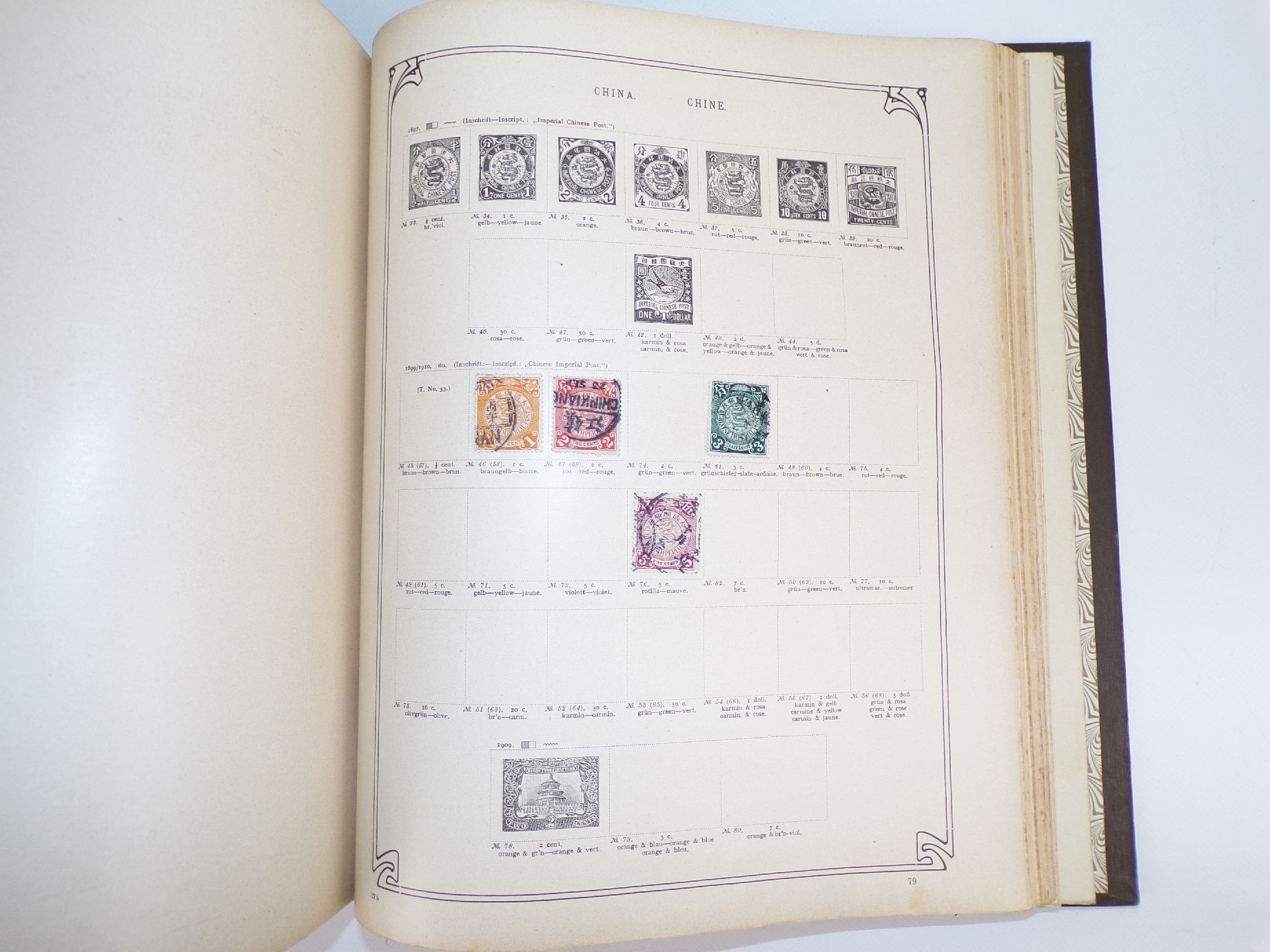 Schwaneberger Vordruck Alben Band 1 und 2 mit Briefmarken 